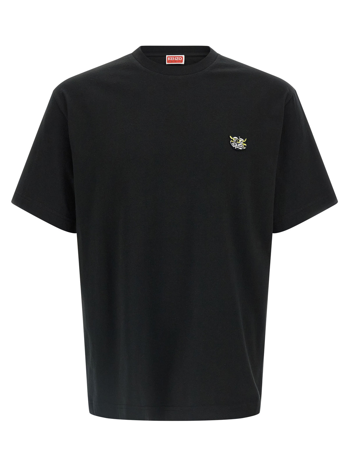 Kenzo Wild Tiger Black Cotton T-Shirt for Men