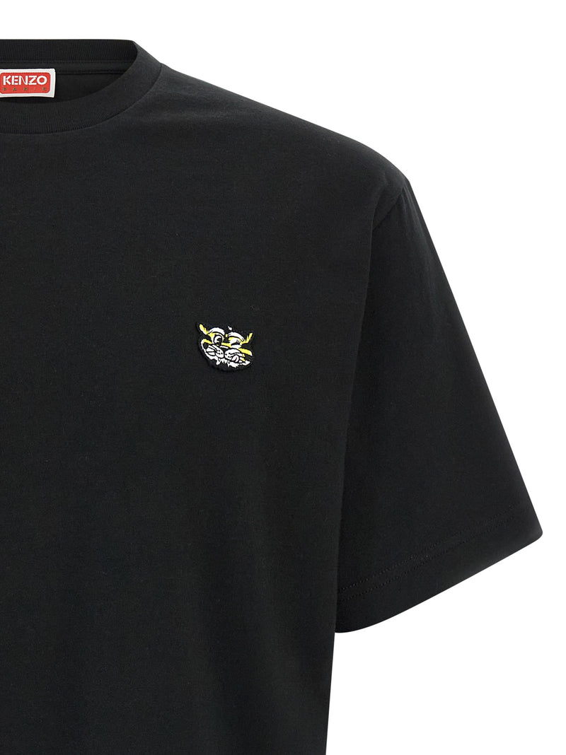 Kenzo Wild Tiger Black Cotton T-Shirt for Men