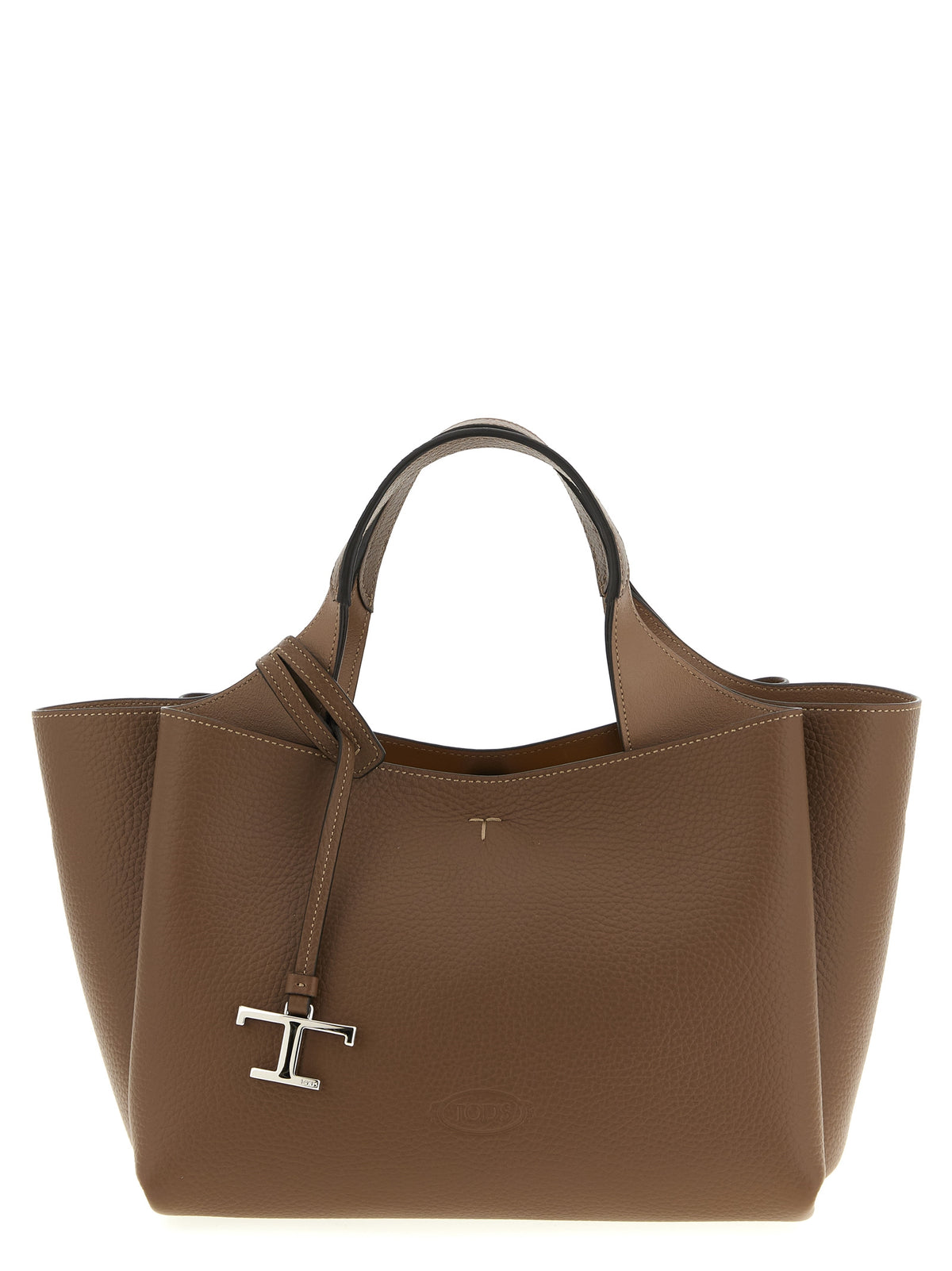 Sac à main Tod's en cuir de veau marron