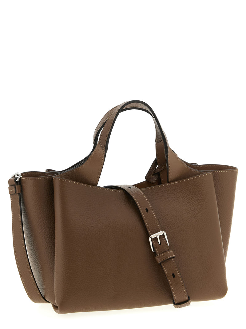 Sac à main Tod's en cuir de veau marron