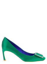 Escarpins Roger Vivier bicolores en viscose à talon moyen