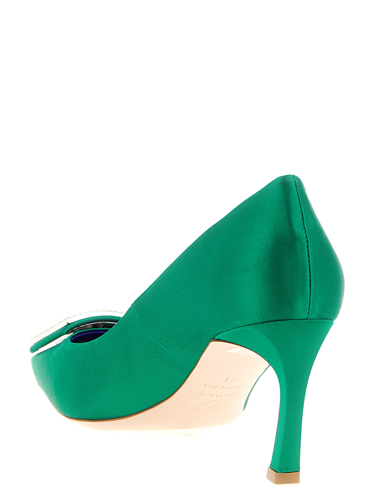Escarpins Roger Vivier bicolores en viscose à talon moyen