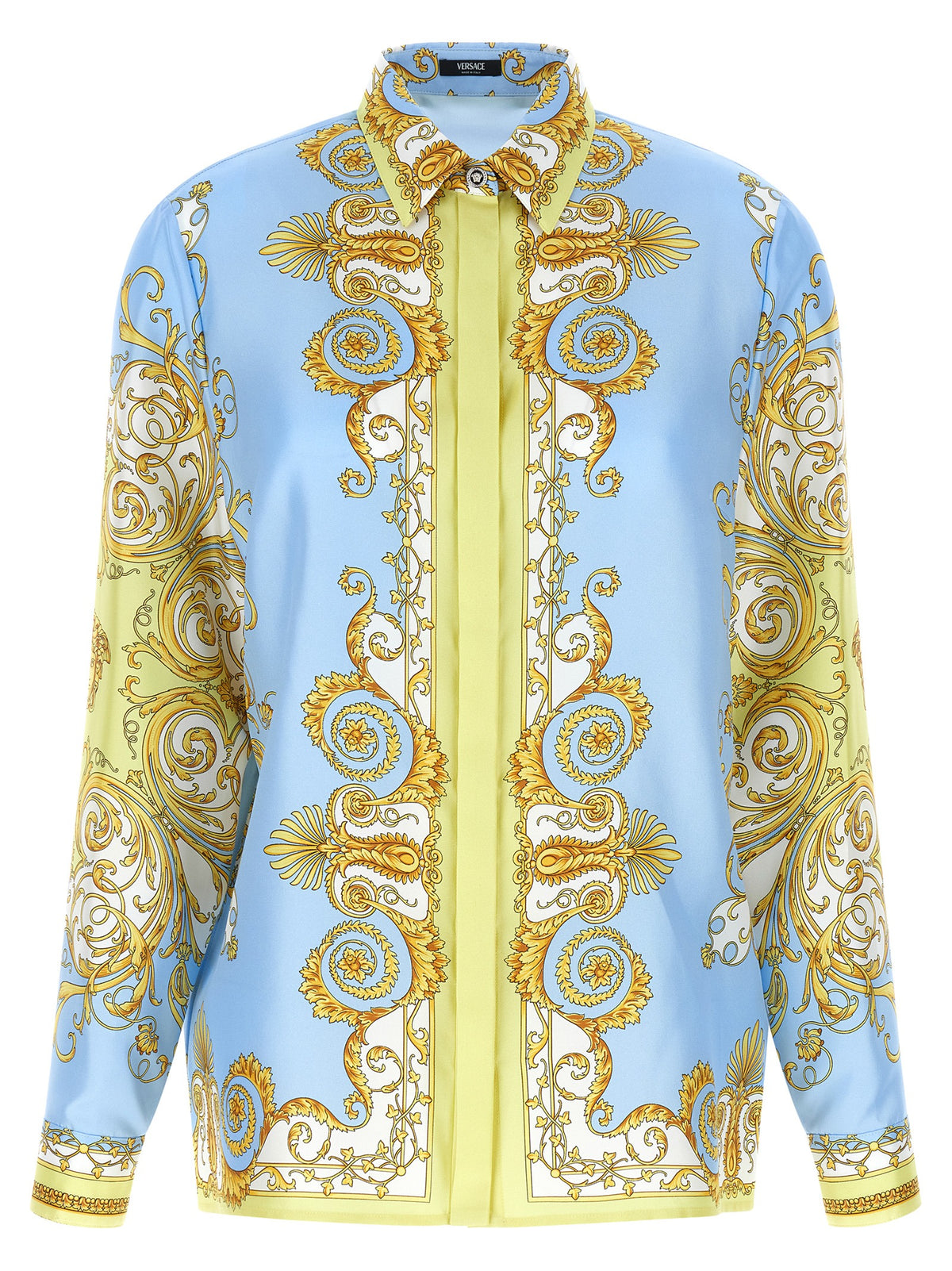 Chemisier en soie multicolore Versace