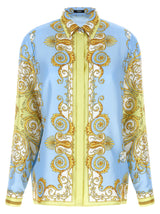 Chemisier en soie multicolore Versace