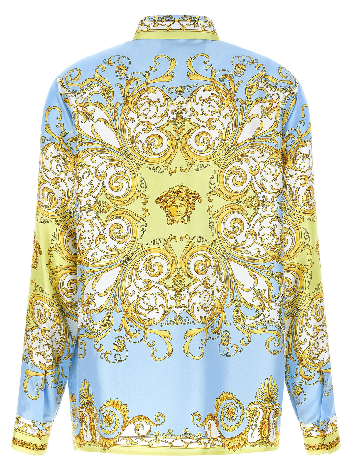 Chemisier en soie multicolore Versace
