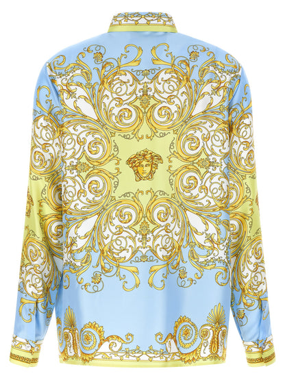 Versace Multicolor Silk Blouse