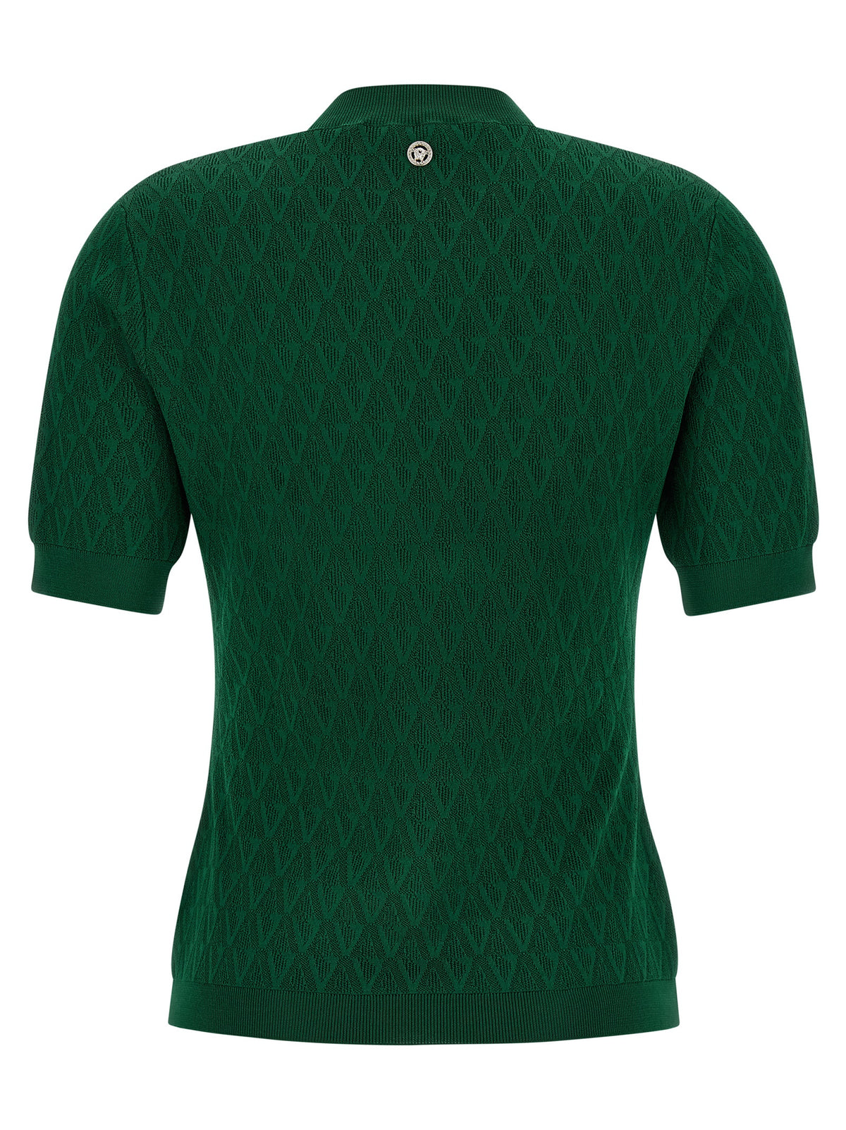 T-shirt bicolore en viscose Versace
