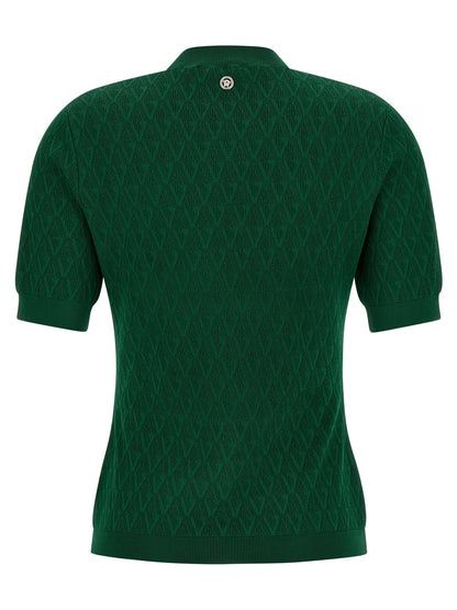 Versace Bicolor Viscose T-Shirt