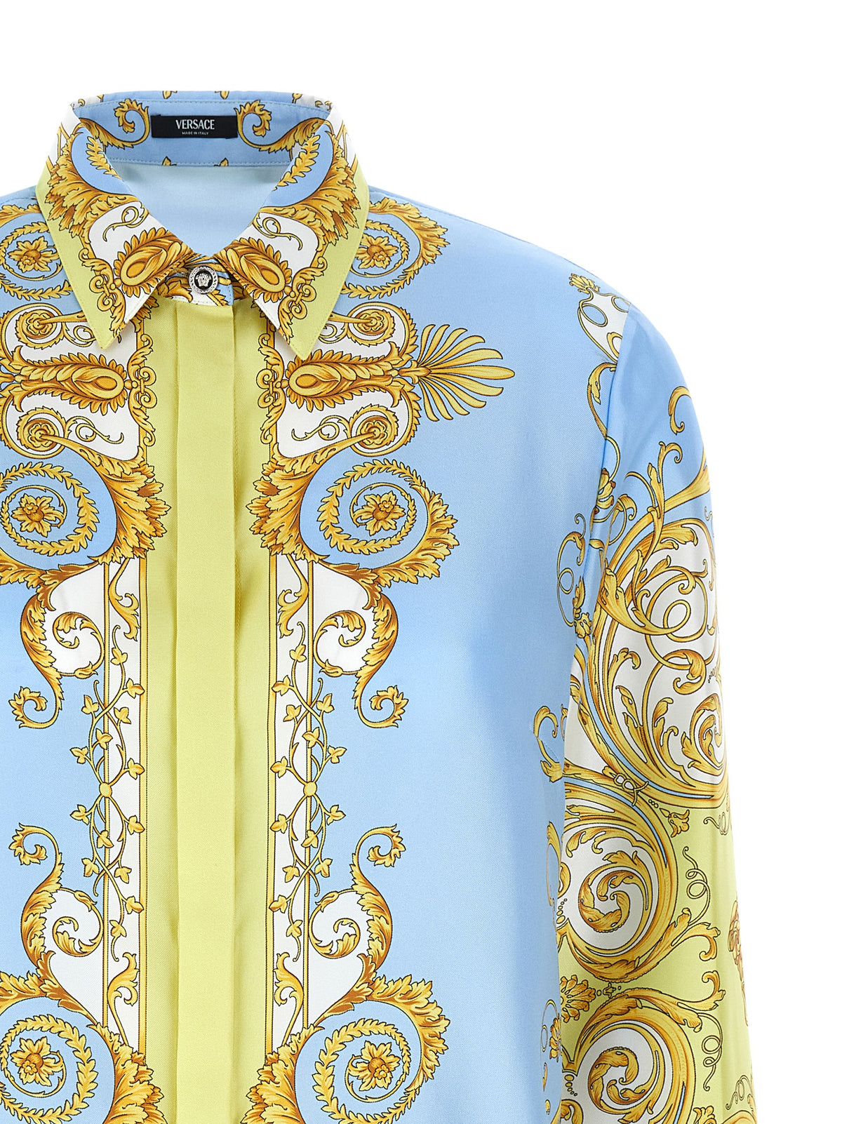 Chemisier en soie multicolore Versace
