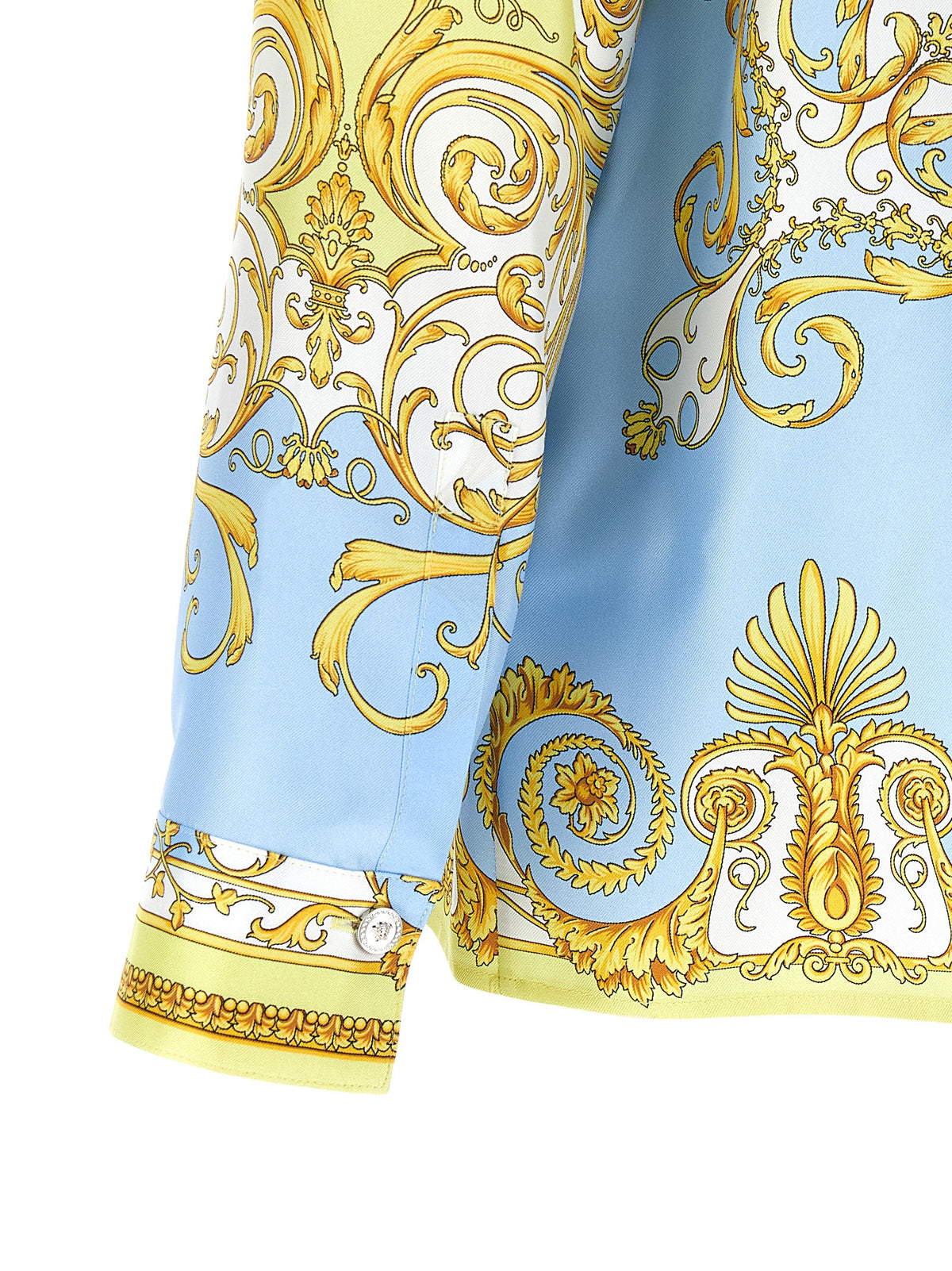 Chemisier en soie multicolore Versace