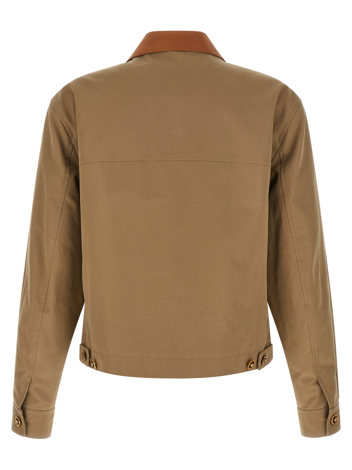 Veste en coton beige Versace
