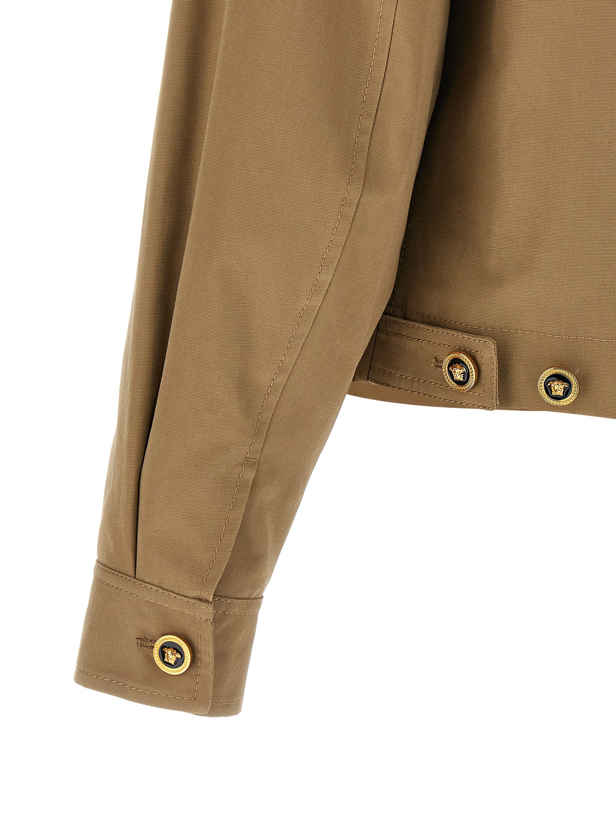 Veste en coton beige Versace