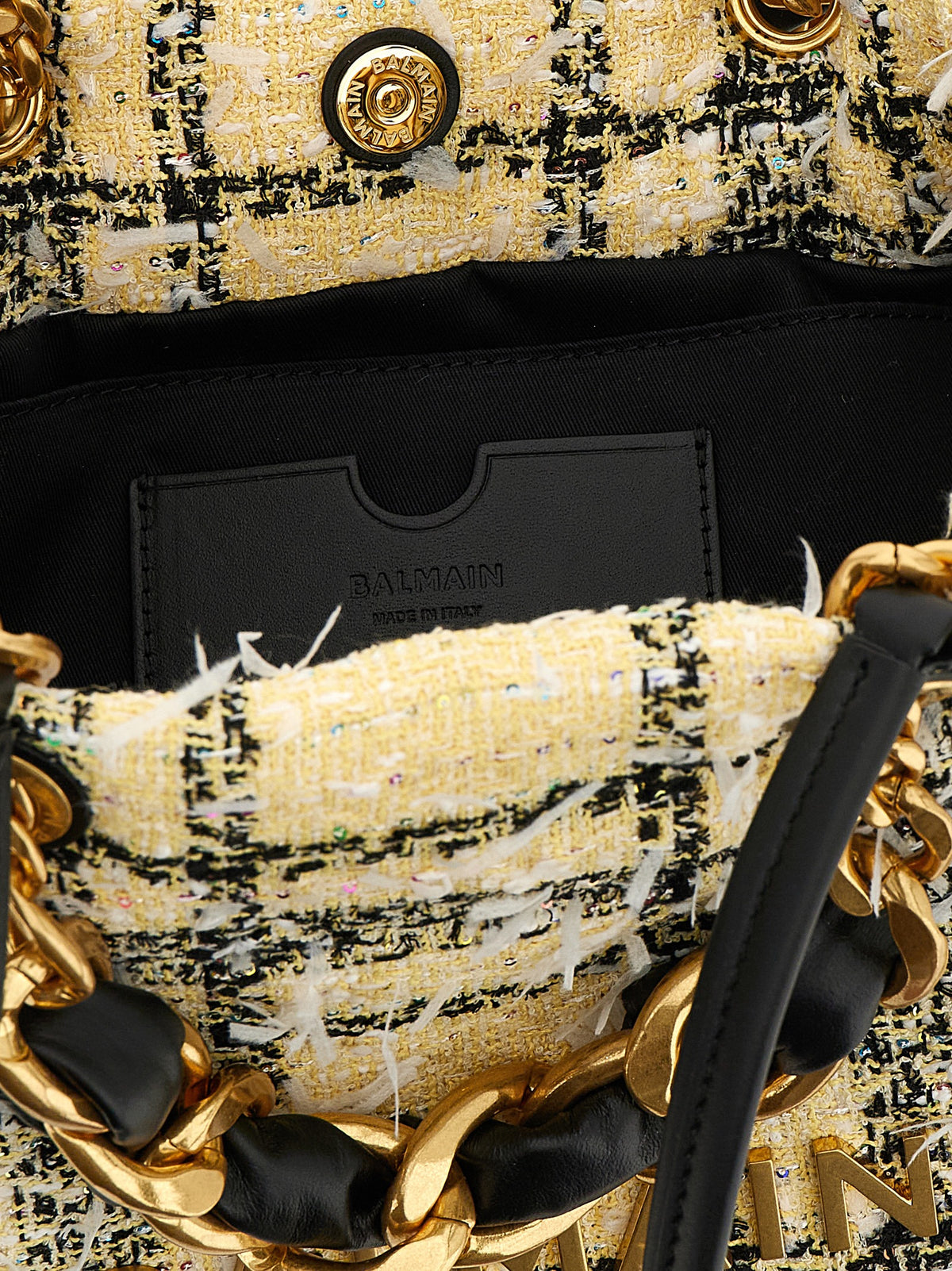 Sac cabas en polyester multicolore Balmain