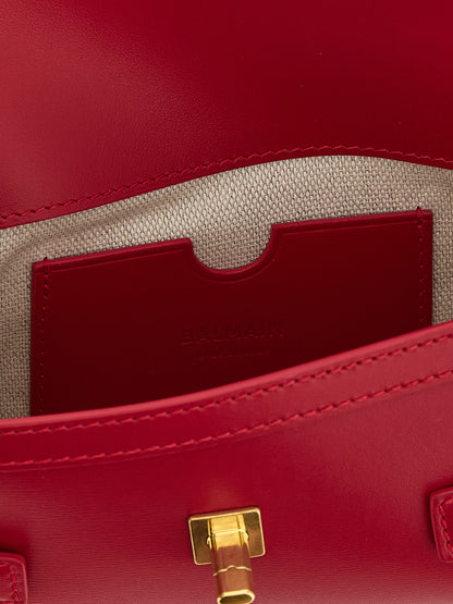 Balmain Fuchsia Calfskin Clutch Bag
