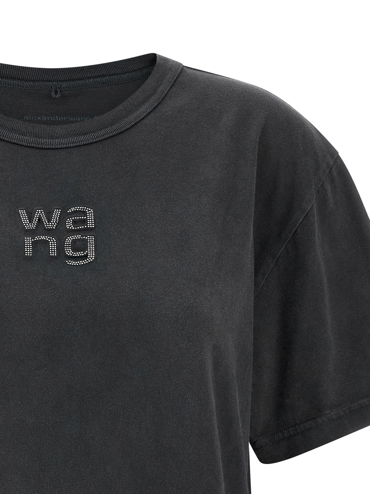 T-shirt en coton noir T BY ALEXANDER WANG