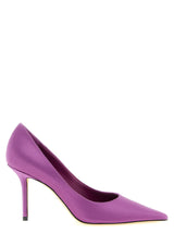 Escarpins Jimmy Choo mauves à talons hauts en Tencel