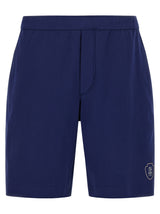 Shorts Bermudas Bleus en Coton Brunello Cucinelli
