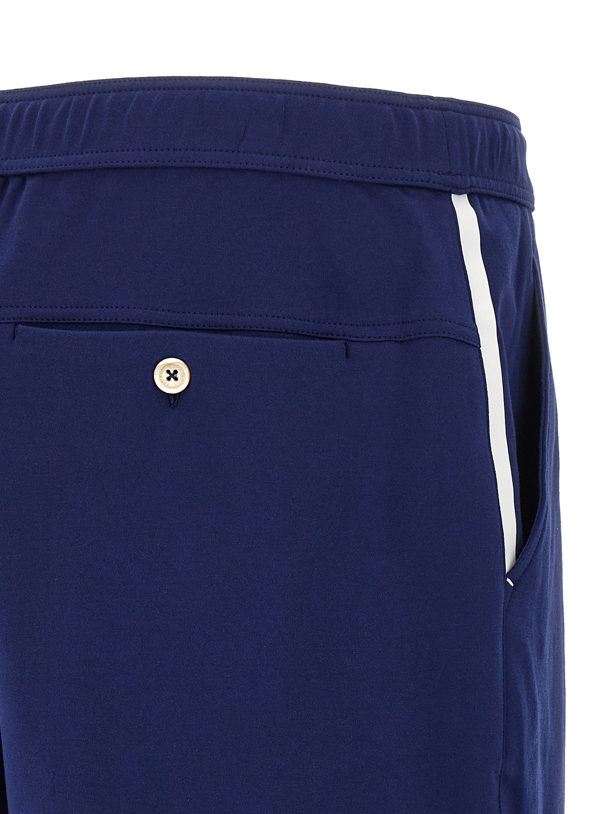 Shorts Bermudas Bleus en Coton Brunello Cucinelli