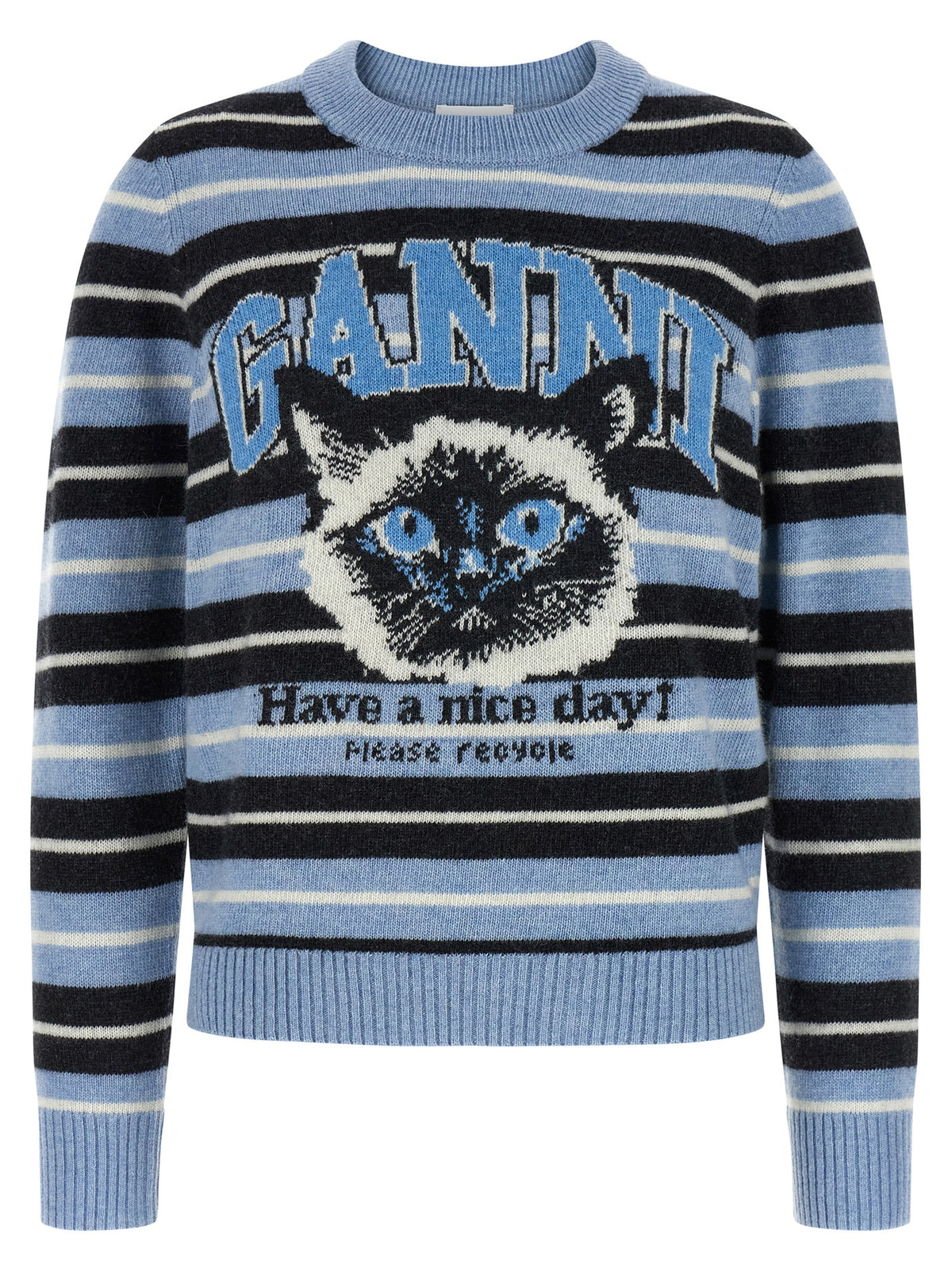 Cardigan Ganni en laine bleue