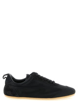 Jil Sander Black Cotton Etage Low Top Sneakers for Women