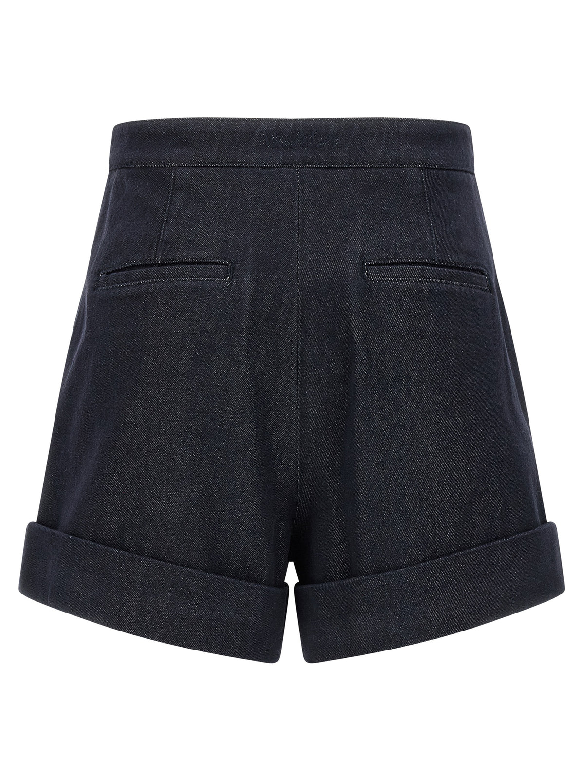 Max Mara Mxmcalca Blue Cotton Bermuda Shorts