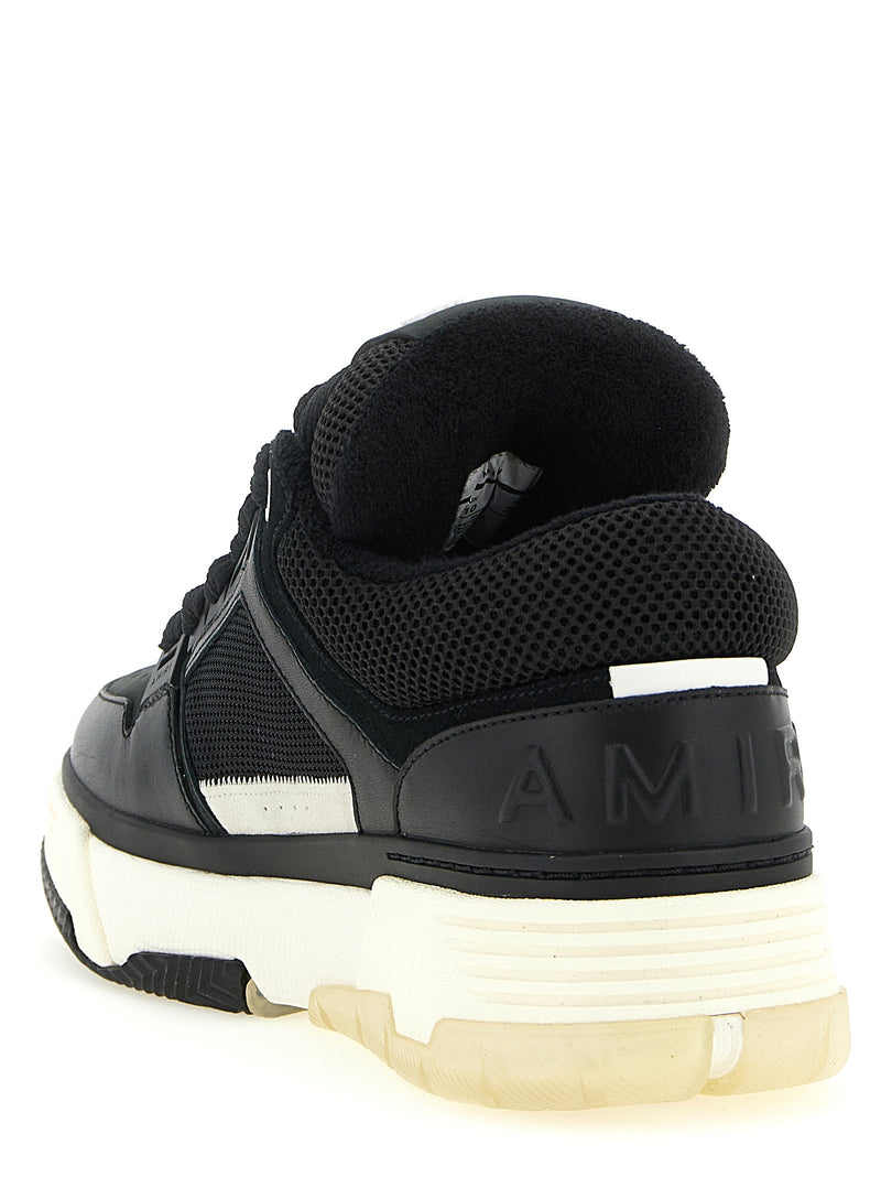 Amiri Black Calfskin ‘Ma-1’ Athletic Sneakers