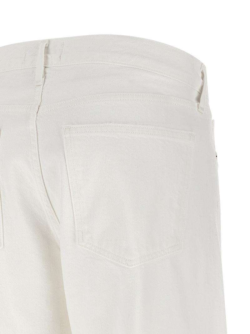 Agolde White Cotton Jeans Denim