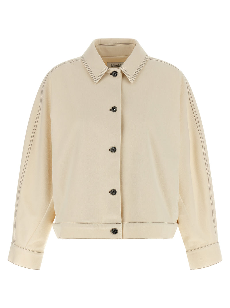 Max Mara MxpNettare Beige Cotton Overshirt