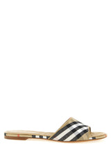 Claques Burberry en polyester beige