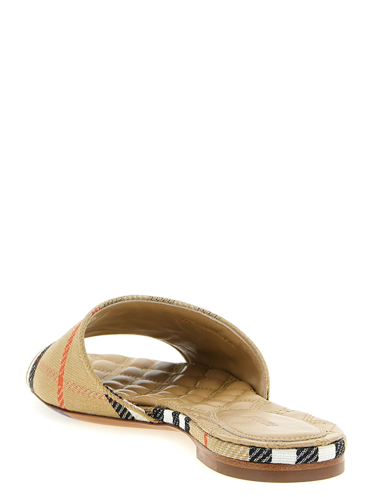 Claques Burberry en polyester beige