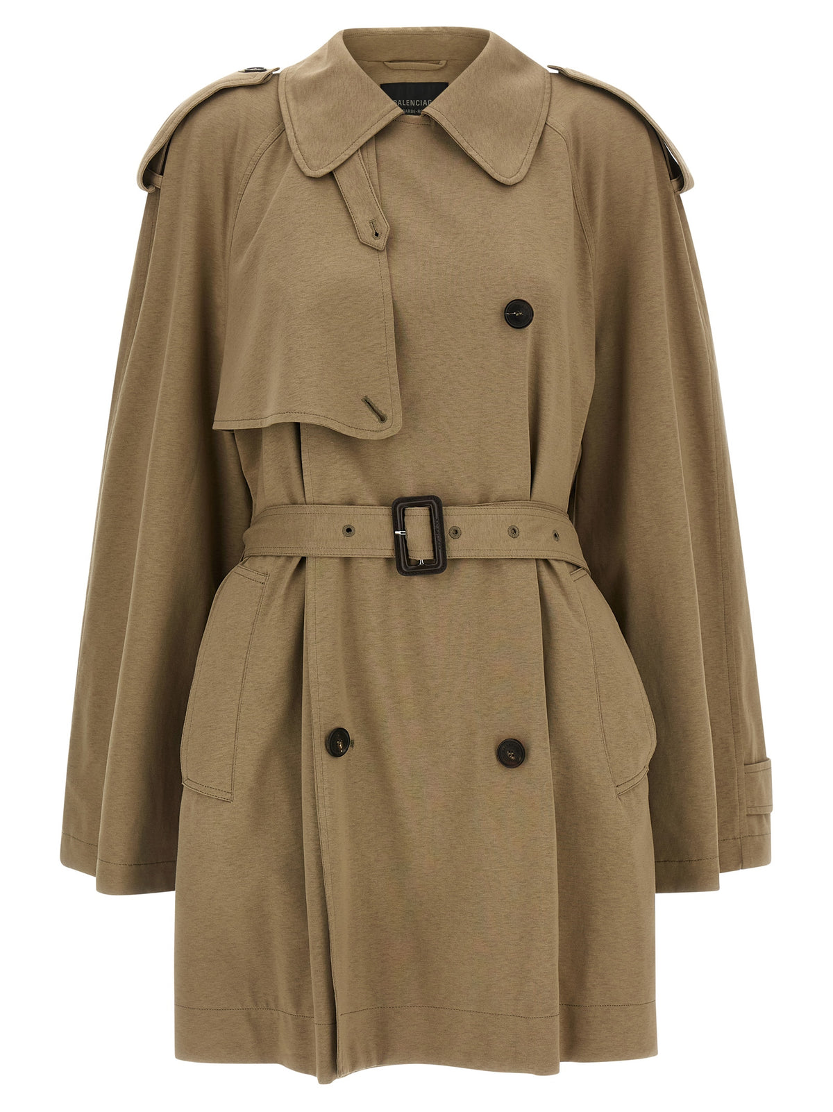 Balenciaga Beige Cotton Coat