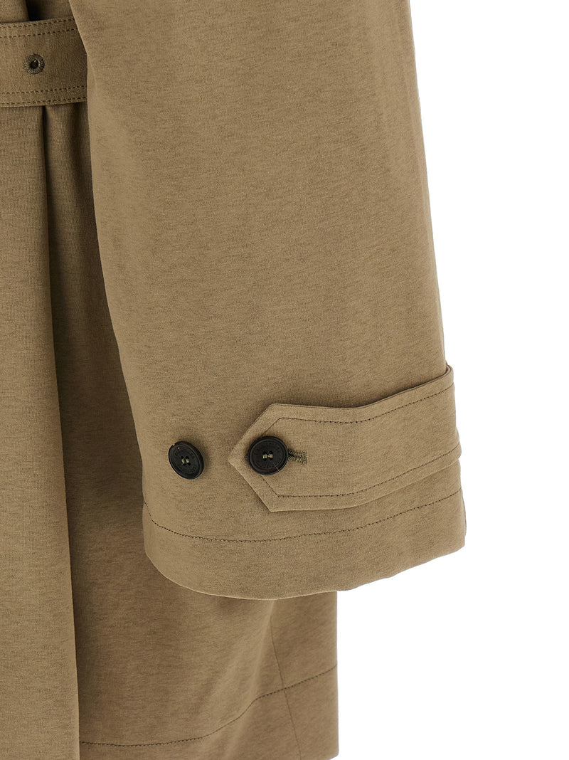 Balenciaga Beige Cotton Trench Coat for Women