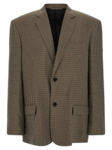 Balenciaga Brown Lyocell Blazer