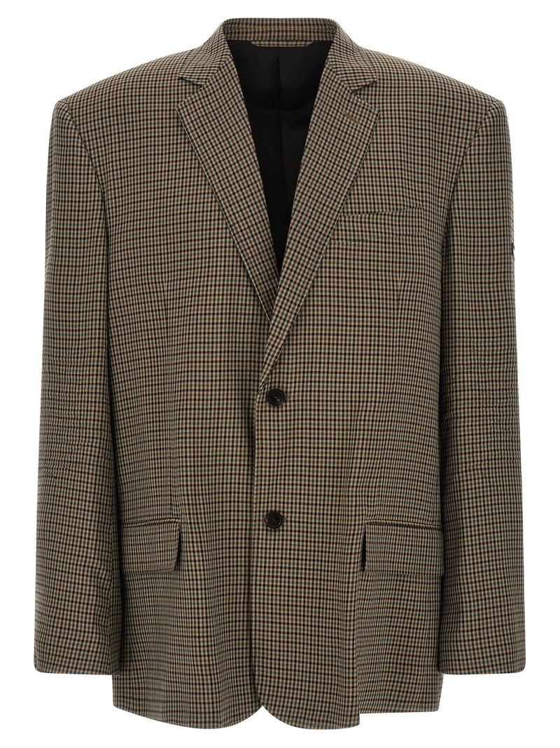 Balenciaga Blazer marron en lyocell