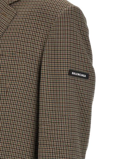 Balenciaga Brown Lyocell Blazer