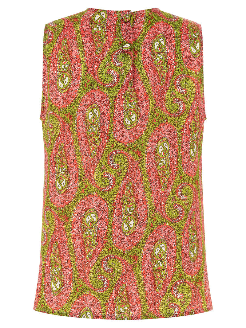 Chemise à motifs multicolores en polyester Etro