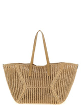 Brunello Cucinelli Sac à bandoulière beige en polyamide