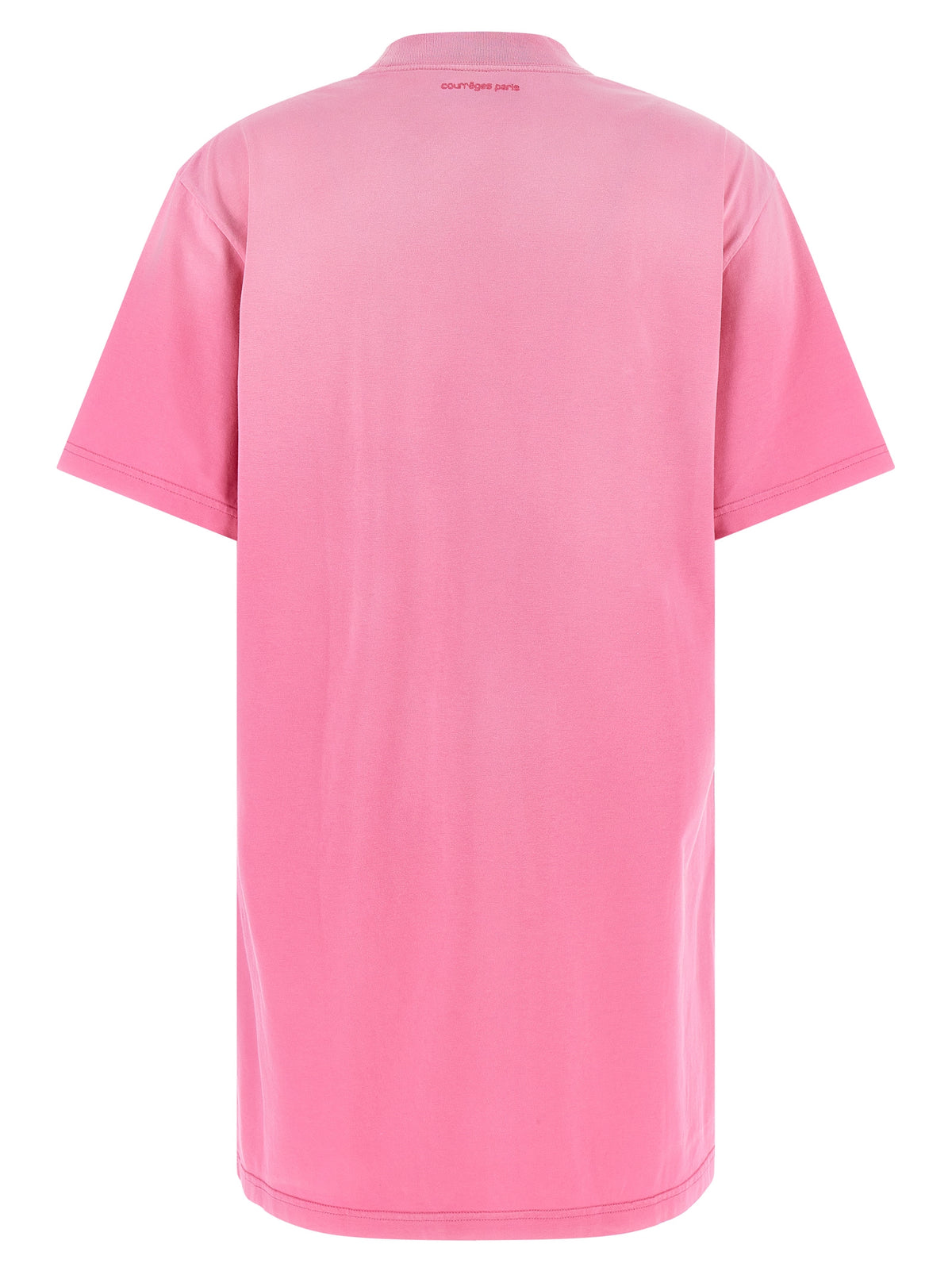 Courrèges Multicolor Cotton Short Dress - Solarized T-shirt