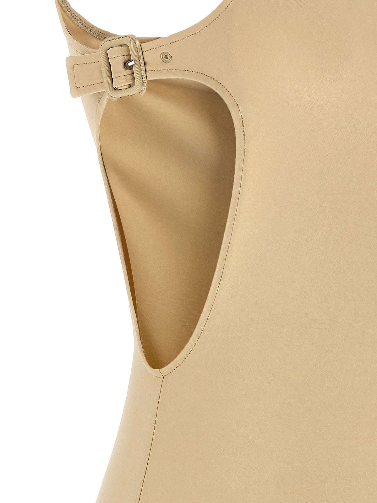 Courrèges Beige Polyamide Bodysuit - Chic and Modern