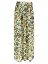 Etro Multicolor Cotton Mini Skirt - Elegant Floral Design