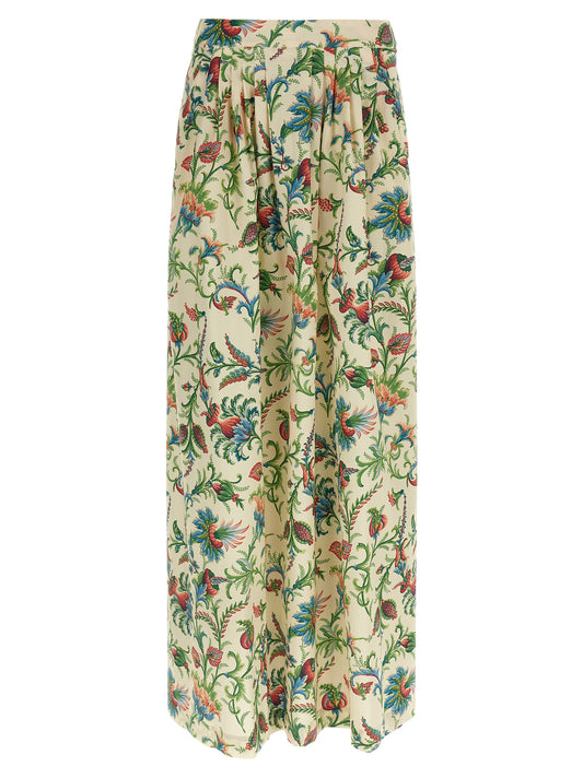 Etro Multicolor Cotton Mini Skirt - Elegant Floral Design