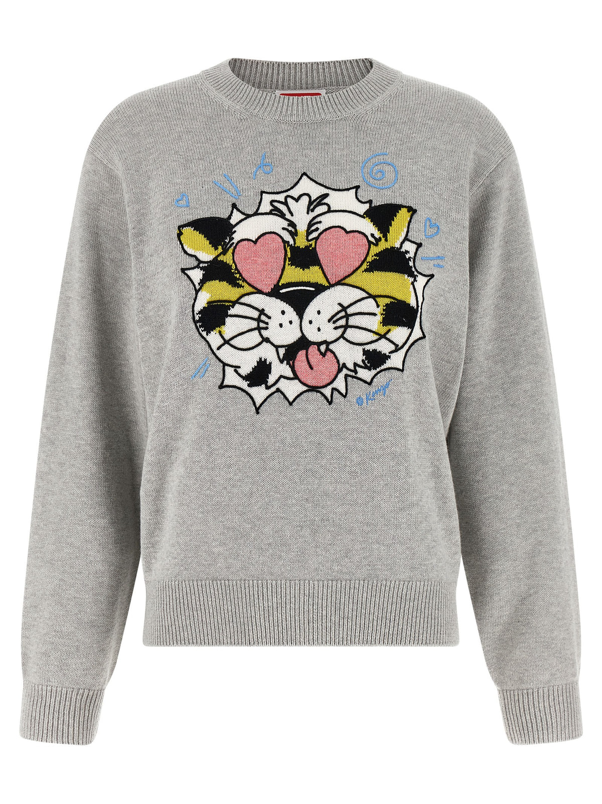 Cardigan en Laine Grise Kenzo