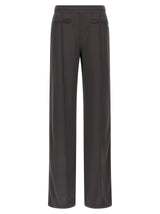 Courrèges Gray Polyester Joggers - Stylish Athleisure Wear