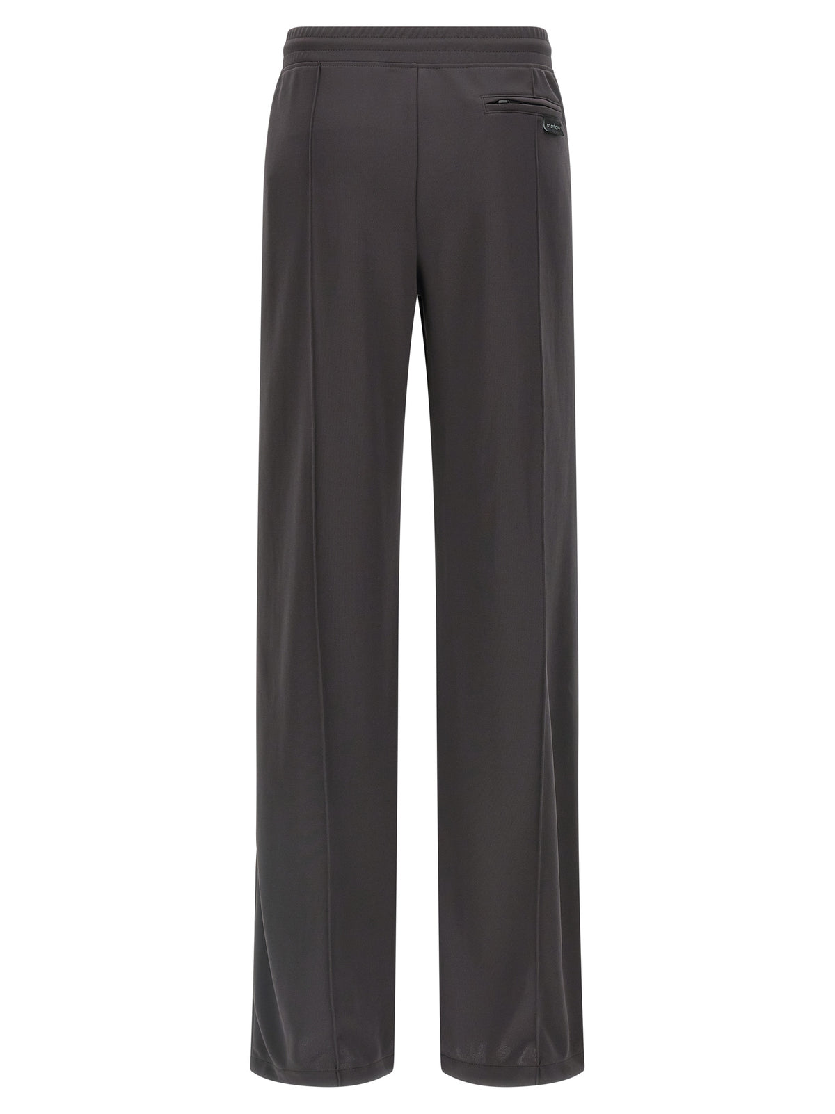 Courrèges Gray Polyester Joggers - Stylish Athleisure Wear