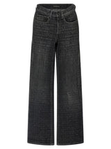 Balenciaga Black Cotton Flared Jeans for Women