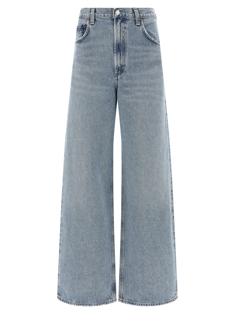 Jean fuselé en coton bleu Agolde