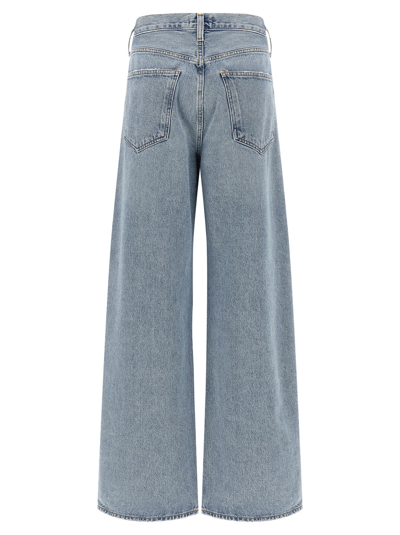 Jean fuselé en coton bleu Agolde