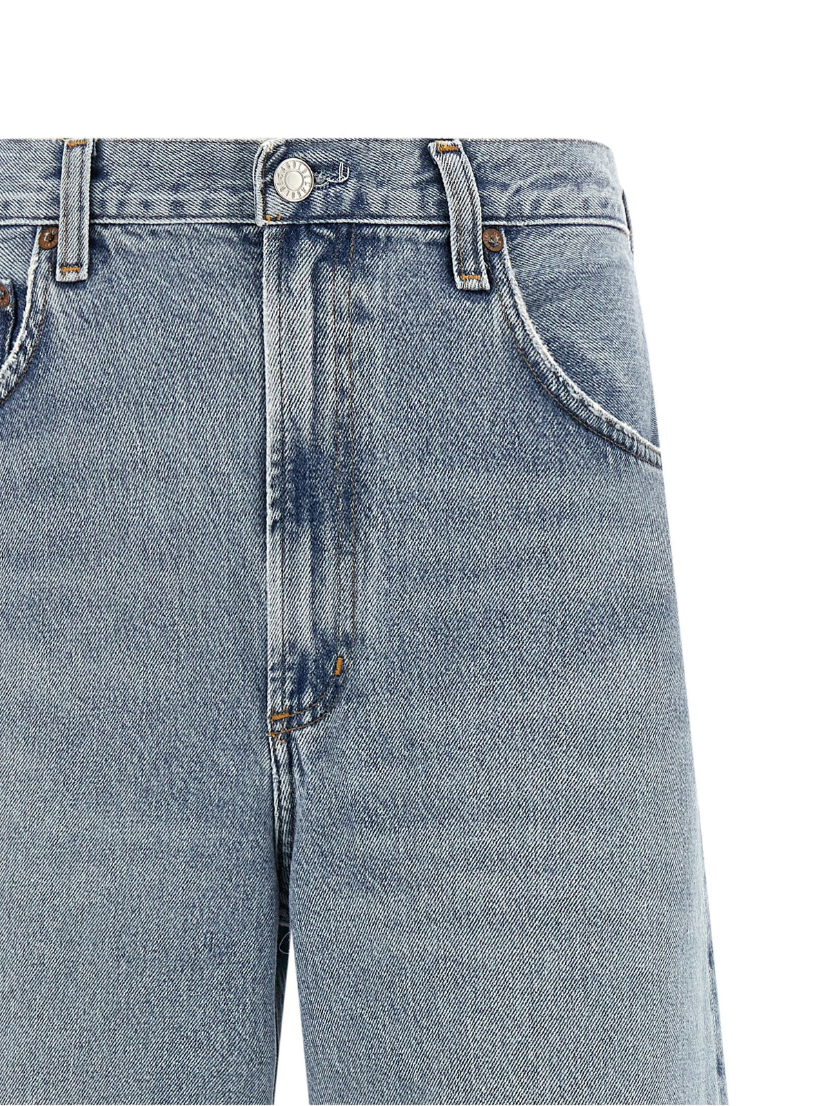 Jean fuselé en coton bleu Agolde