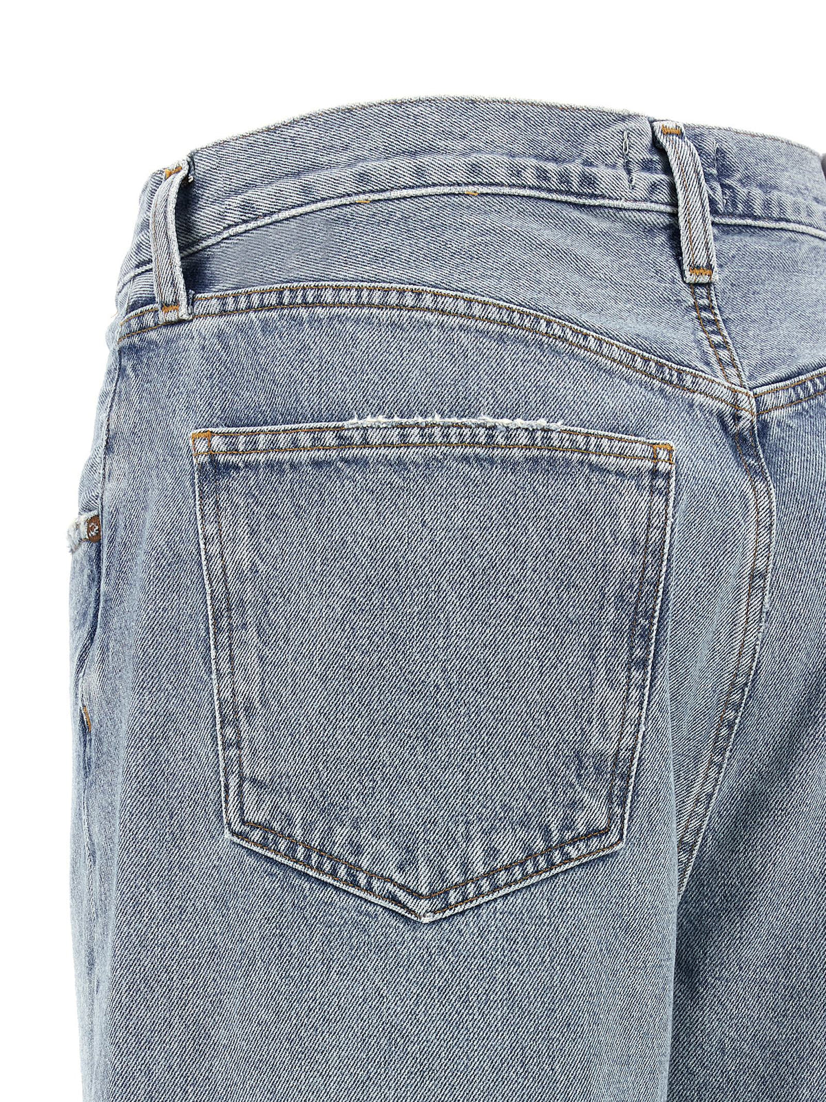 Jean fuselé en coton bleu Agolde