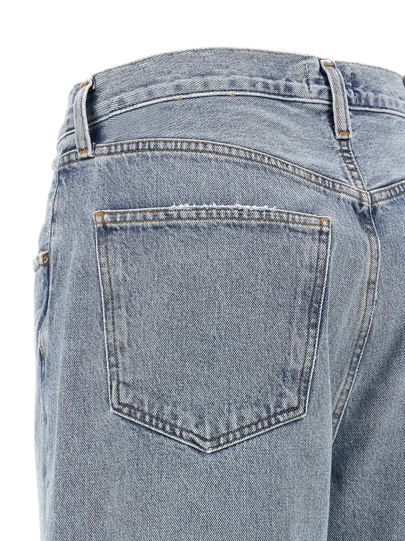 Jean fuselé en coton bleu Agolde